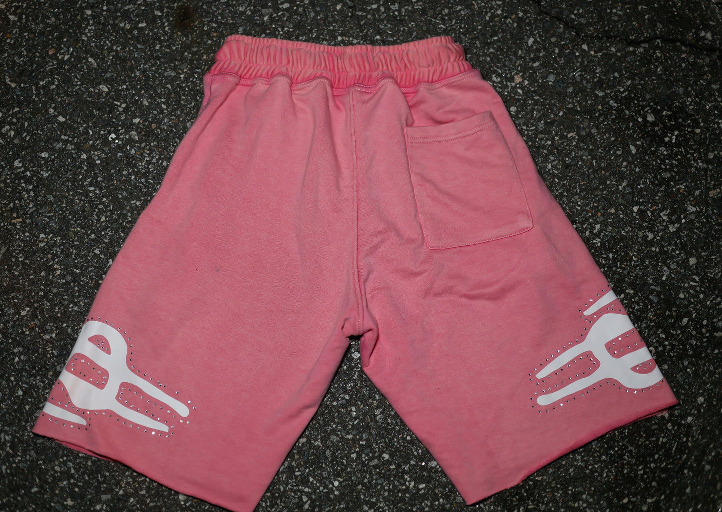 “Generational Wealth”Single Waistband Cotton Shorts