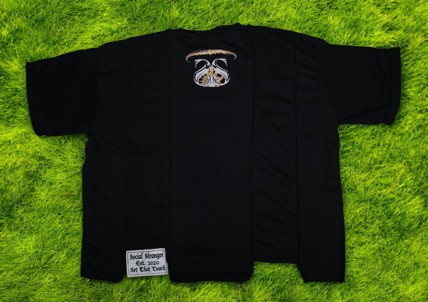 Sś Jesus cropped oversized Tee