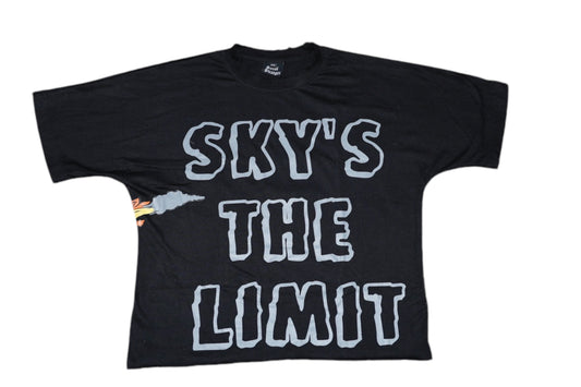 Sky’s The Limit OverSized Cropped Tee