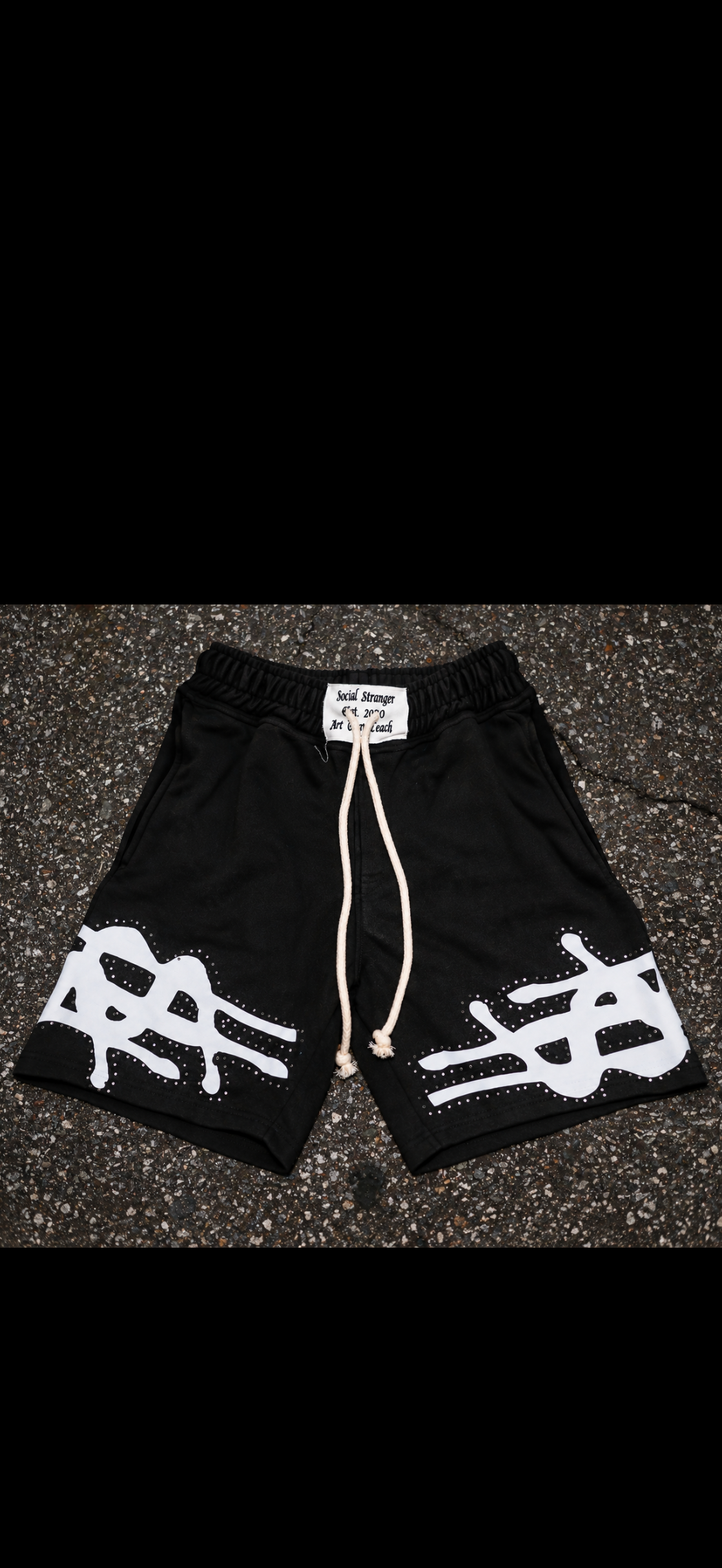 “Generational Wealth”Single Waistband Cotton Shorts