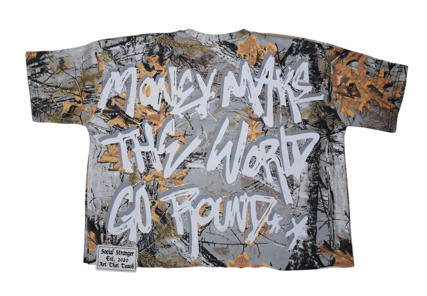cropped oversized Tee (CAMO)